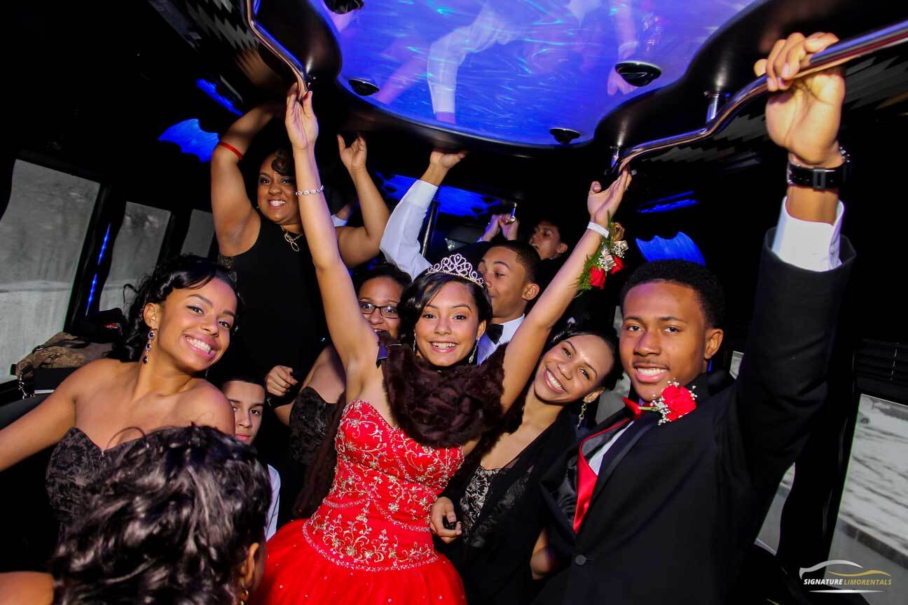 Quinceanera Party Limo