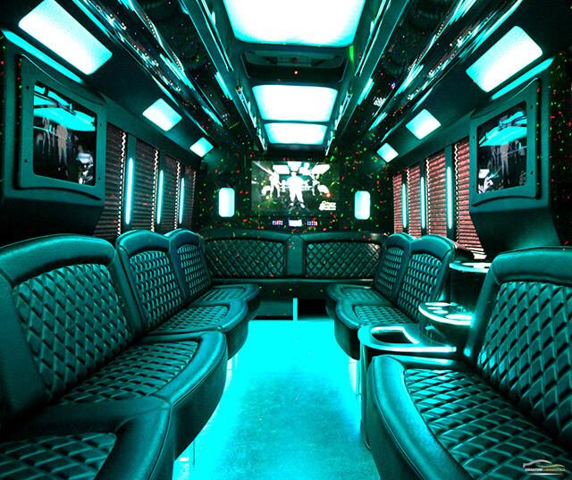 party bus interior